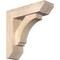 Ekena Millwork Imperial Slat Smooth Bracket w/ Offset Brace, Douglas Fir, 5 1/2"W x 18"D x 18"H BKT0604X18X18IMP06SDF - alternate 1